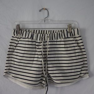 J Crew Striped Tie Shorts